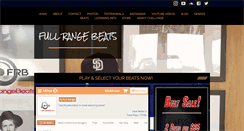 Desktop Screenshot of fullrangebeats.com
