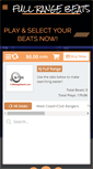 Mobile Screenshot of fullrangebeats.com